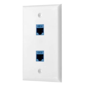 Network Wall Plate – Dual Port