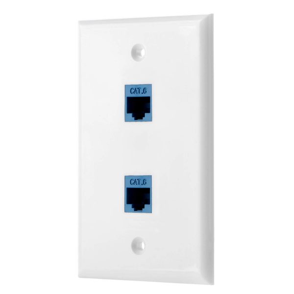 Network Wall Plate – Dual Port